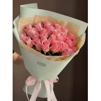 31 қызғылт раушан гүл шоғы